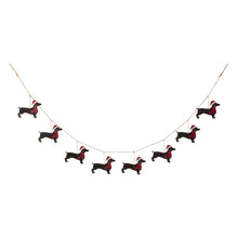 Load image into Gallery viewer, 72"L Metal Christmas Dog Garland