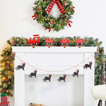 Load image into Gallery viewer, 2 pk 72"L Metal Christmas Kitty Garland