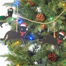 Load image into Gallery viewer, 2 pk 72"L Metal Christmas Kitty Garland