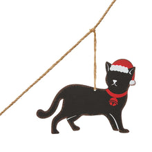 Load image into Gallery viewer, 2 pk 72"L Metal Christmas Kitty Garland
