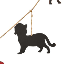 Load image into Gallery viewer, 2 pk 72"L Metal Christmas Kitty Garland
