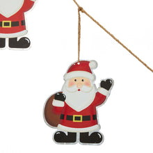 Load image into Gallery viewer, 2 pk 72"L Metal Christmas Santa Garland