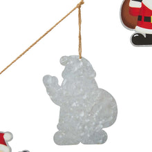 Load image into Gallery viewer, 2 pk 72"L Metal Christmas Santa Garland