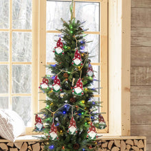 Load image into Gallery viewer, 2 pk 72"L Metal Christmas Gnome Garland