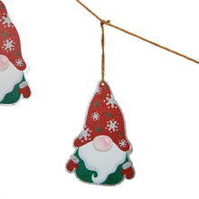 Load image into Gallery viewer, 2 pk 72"L Metal Christmas Gnome Garland