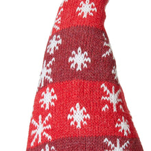 Load image into Gallery viewer, 28"H Fabric Christmas Gnome Shelf Sitter with Dangling Legs