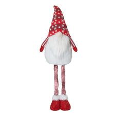 Load image into Gallery viewer, Telescoped Fabric Christmas Gnome Standing Décor