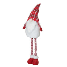 Load image into Gallery viewer, Telescoped Fabric Christmas Gnome Standing Décor