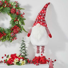 Load image into Gallery viewer, Telescoped Fabric Christmas Gnome Standing Décor