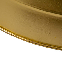 Load image into Gallery viewer, 22"D Painted Gold Metal Tree Collar
