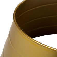 Load image into Gallery viewer, 22"D Painted Gold Metal Tree Collar