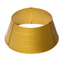 Load image into Gallery viewer, 22"D Gold Hammered Metal Tree Collar