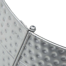 Load image into Gallery viewer, 22"D Silver Hammered Metal Tree Collar