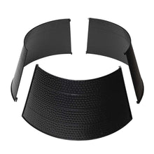 Load image into Gallery viewer, 22"D Black Hammered Metal Tree Collar
