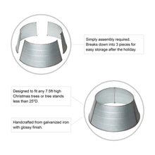 Load image into Gallery viewer, 26"D Galvanized Metal Tree Collar