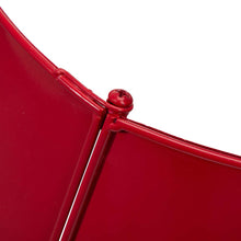 Load image into Gallery viewer, 22"D Red "Merry Christmas" Cutout Metal Tree Collar with Light String
