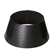 Load image into Gallery viewer, 26"D Black Metal Woven Tree Collar