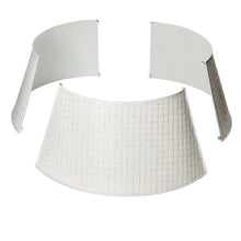 Load image into Gallery viewer, 26"D Washed White Metal Woven Tree Collar