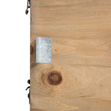 Load image into Gallery viewer, 26"L Washed Black Wooden Christmas Tree Collar