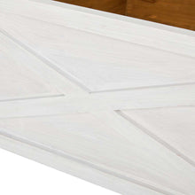 Load image into Gallery viewer, 30"L Washed White Large Wooden Christmas Tree Collar