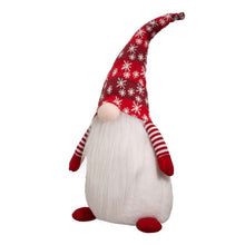 Load image into Gallery viewer, 24"H Fabric Christmas Gnome Standing Décor