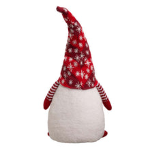 Load image into Gallery viewer, 24"H Fabric Christmas Gnome Standing Décor