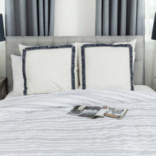 Load image into Gallery viewer, 2 Pack Indigo Dream Cotton Euro Sham Cover