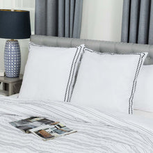 Load image into Gallery viewer, 2 Pack Rhythmic Melody Cotton Euro sham Cover