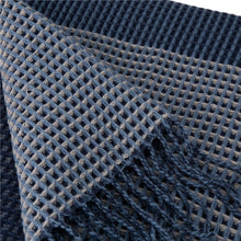 Load image into Gallery viewer, Indigo Acrylic Woven Throw