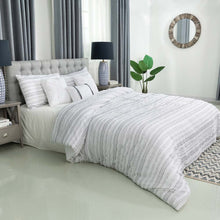 Load image into Gallery viewer, 6 Piece Rhythmic Melody Cotton Comforter Set