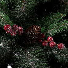 Load image into Gallery viewer, 7.5ft Pre-Lit Green Pine Artificial Christmas Tree with 700 Warm White Lights