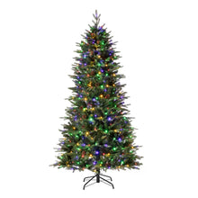 Load image into Gallery viewer, 7ft Pre-Lit Green Fir Artificial Christmas Tree with 500 LED Lights