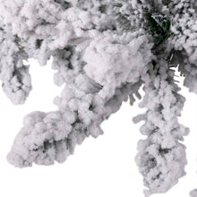 Load image into Gallery viewer, 7.5ft Pre-Lit Snow Flocked Fir Christmas Tree with 400 Warm White Lights