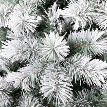 Load image into Gallery viewer, 7.5ft Pre-Lit Snow Flocked Artificial Spruce Christmas Tree With 650 Warm White Lights