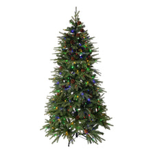 Load image into Gallery viewer, 6ft Pre-Lit Green Fir Artificial Christmas Tree with 350 LED Lights