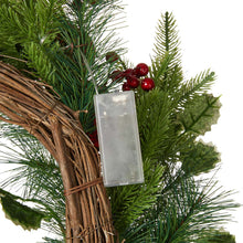Load image into Gallery viewer, 24"D Ornament Berry Holly Pine Wreath With Lights