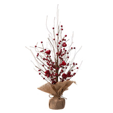 Load image into Gallery viewer, 18"H Valentine's Berry Heart Table Tree