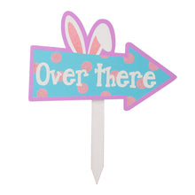 Load image into Gallery viewer, 14"H Easter Wooden Path Sign, Set of 3