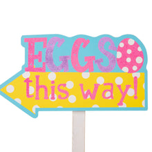 Load image into Gallery viewer, 14"H Easter Wooden Path Sign, Set of 3