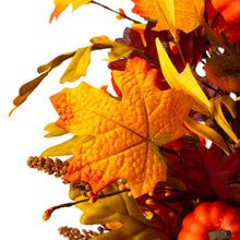 Load image into Gallery viewer, 36"H Fall Lighted Maple Leaves Urn Potted Porch Tree with 20 Warm White Lights