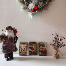 Load image into Gallery viewer, Decorative Vintage Book Shaped Christmas Book Box, Set of 3