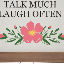 Load image into Gallery viewer, 29.75"H "Welcome to the Porch" Wood Framed Easel Porch Sign with Flowers