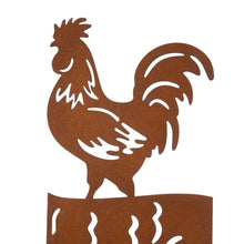 Load image into Gallery viewer, 51.25"H Farmhouse Metal Rustic Animals Silhouette Yard Stake, Set of 3