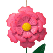 Load image into Gallery viewer, 39.5"H Metal Dimensional Flower Yard Stakes / Wall Décor, Set of 3