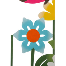 Load image into Gallery viewer, 39.75"H 5 Pieces Metal Flowers Silhouette Yard Stake