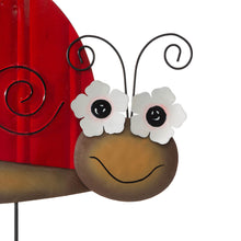 Load image into Gallery viewer, Metal Tortoise/Ladybug/Snail Yard Stakes or Wall Decor, Set of 3