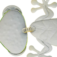 Load image into Gallery viewer, 24.25"L Whimsical Metal Lemon Gecko Wall Decor