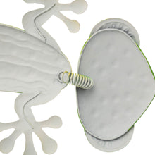 Load image into Gallery viewer, 24.25"L Whimsical Metal Watermelon Gecko Wall Décor