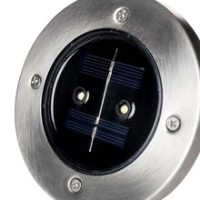 Load image into Gallery viewer, 5.25"H 6 Pack Solar Powered LED Pathway Ground Lights