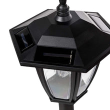 Load image into Gallery viewer, 25.5"H Multi-functional Solar Powered LED Light with Ground Stake and Mounting Pole